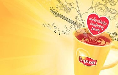 Lipton reklamowany z Wielką Orkiestrą Świątecznej Pomocy (wideo)