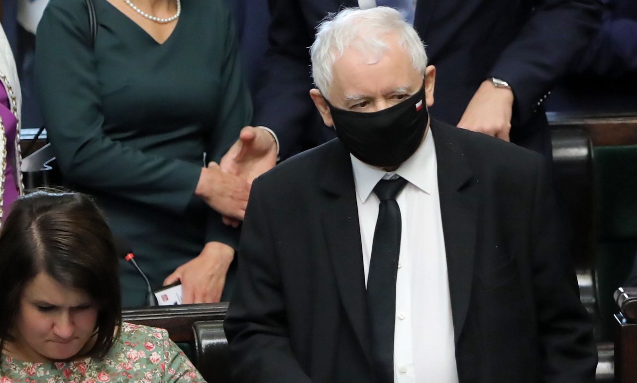Jarosław Kaczyński w Sejmie 