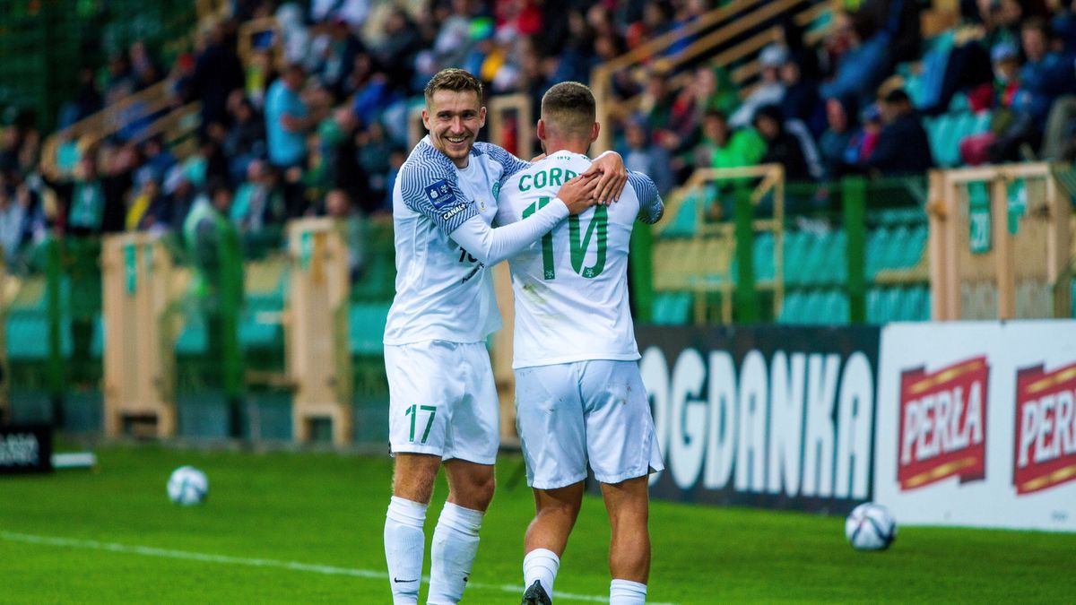 PAP / Bartłomiej Wójtowicz / Na zdjęciu: Mateusz Czyżycki (z lewej) i Milan Corryn (z prawej)