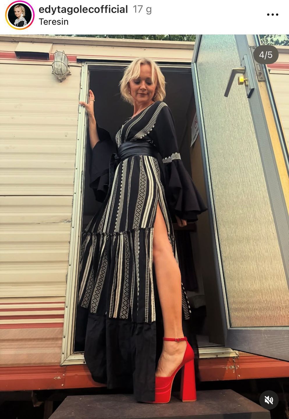Edyta Golec w stylizacji z koncertu