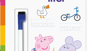 Peppa pig. Uczę się z Peppą. Pisanie małych liter