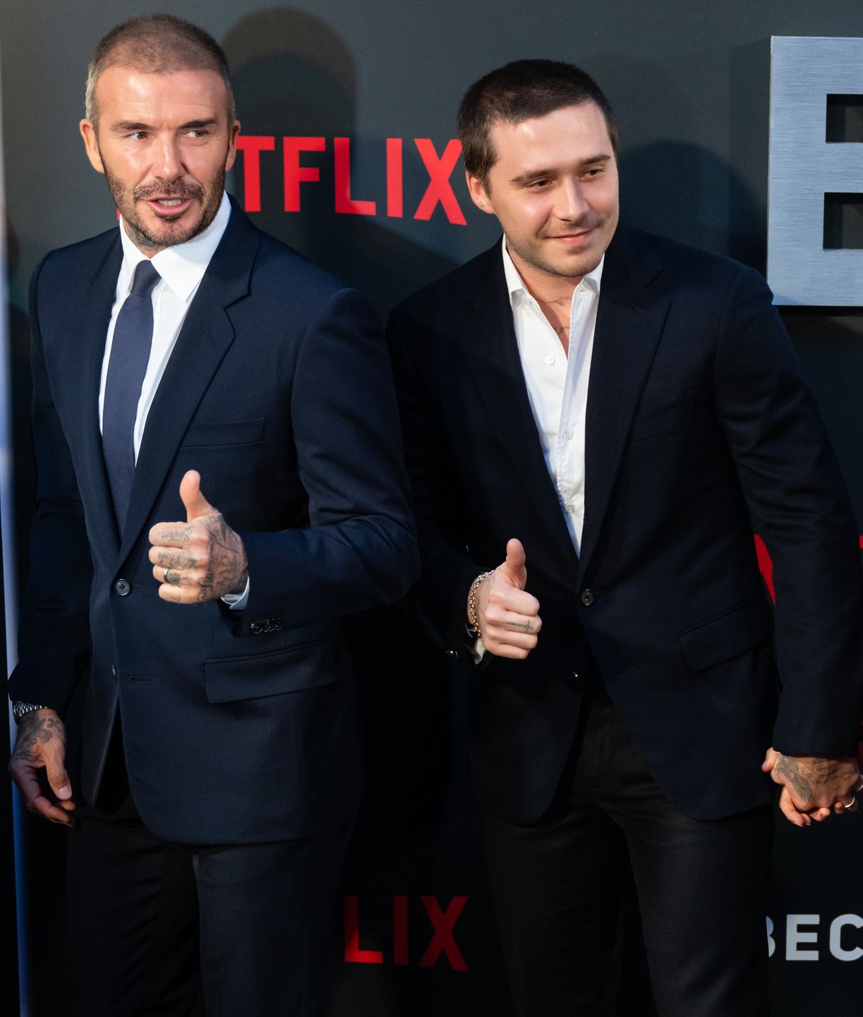 David Beckham i Brooklyn Beckham