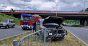 Od razu wjechała na lewy pas, zderzyło się łącznie 5 aut. Są utrudnienia w ruchu w Lublinie