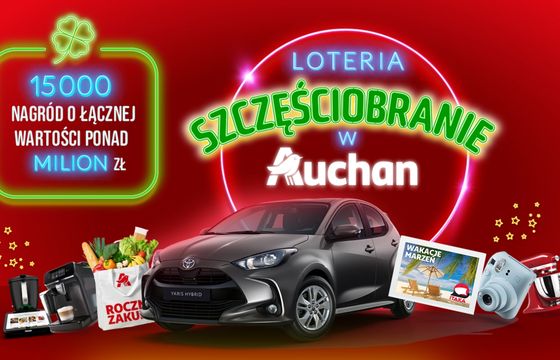 Loteria "Szczęściobranie" w Auchan
