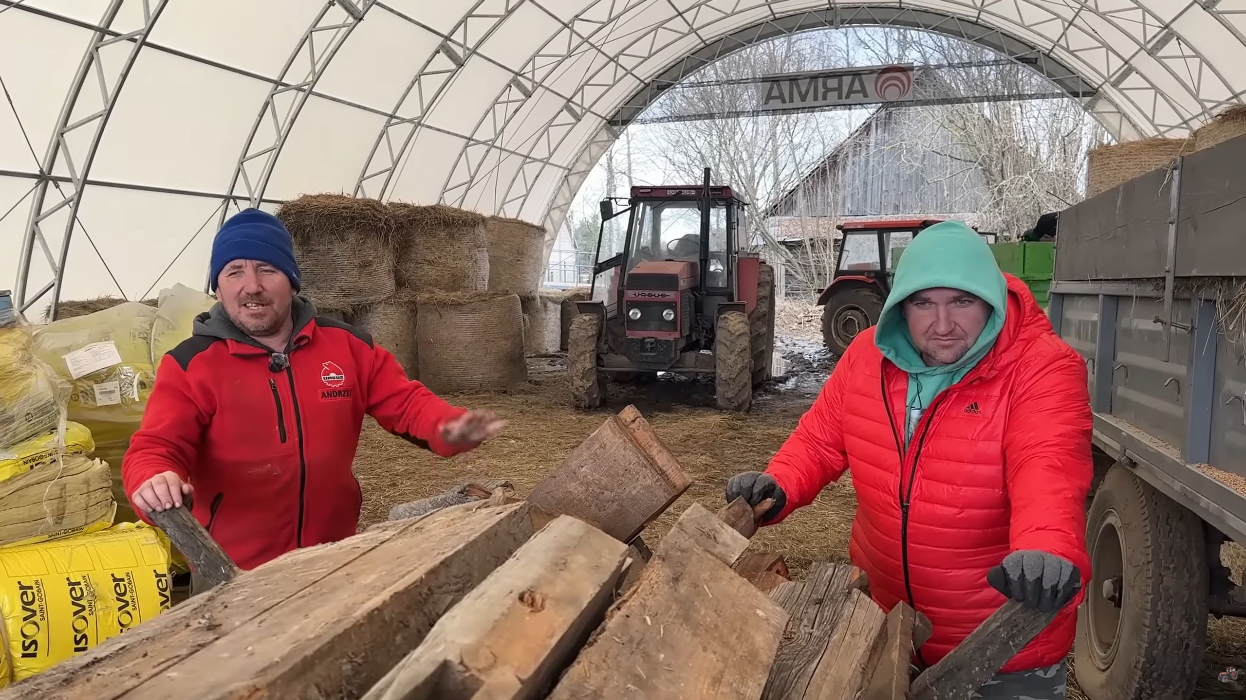 Andrzej z Plutycz z "Rolnicy. Podlasie" z bratem Jarkiem