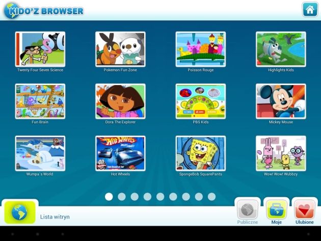 Yarvik Junior Tablet przeglądarka