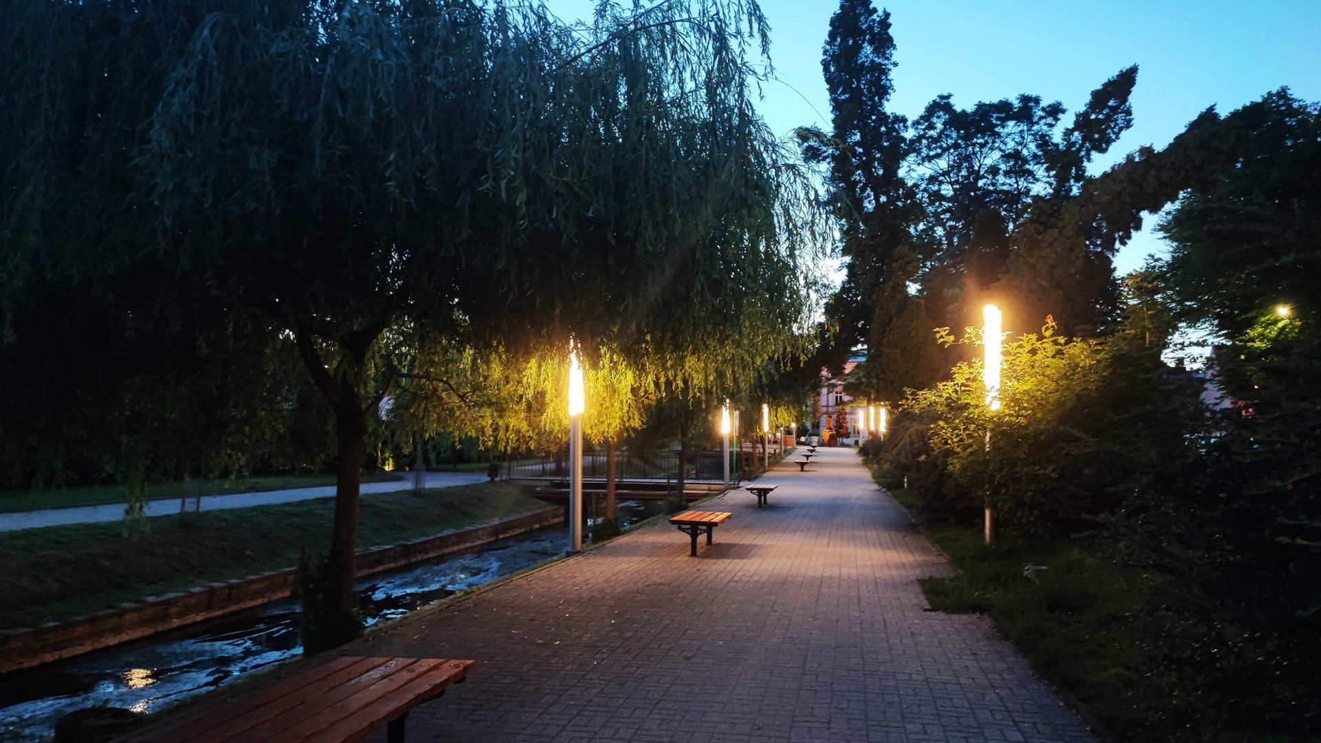 Szczecinek nocą