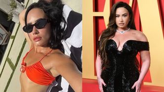 Demi Lovato przeszła szokującą metamorfozę. Pochwaliła się ULTRASZCZUPŁĄ sylwetką w bikini