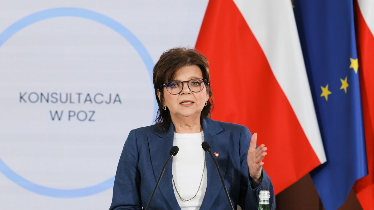 Izabela Leszczyna
Warszawa, 14.05.2025. Minister zdrowia Izabela Leszczyna podczas konferencji prasowej dot. programu "Moje zdrowie", 14 bm. w siedzibie resortu w Warszawie. (jm) PAP/Pawe� Supernak
Pawe� Supernak
briefing, konferencja, minister, ministerstwo, ministra, Moje Zdrowie, mz, opieka zdrowotna, polityczka, polityk polityka, prasowa, prasowy, wiceminister, zdrowia, kobietywpolityce
