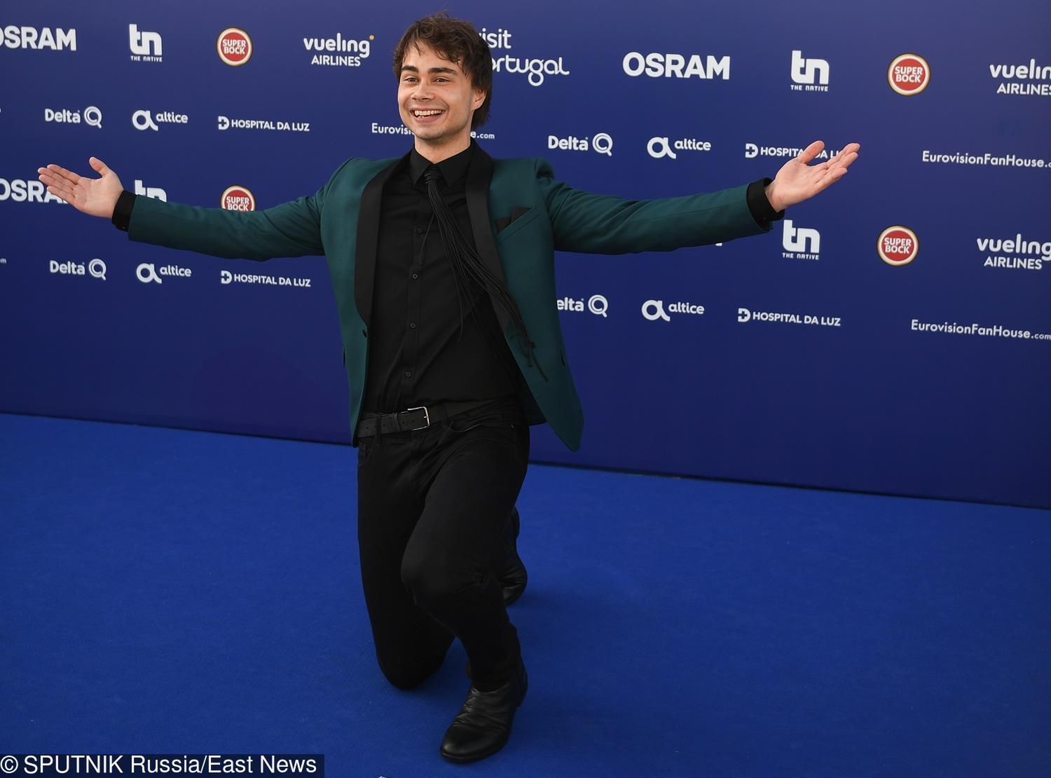Eurowizja 2018: Alexander Rybak z Norwegii na ceremonii otwarcia