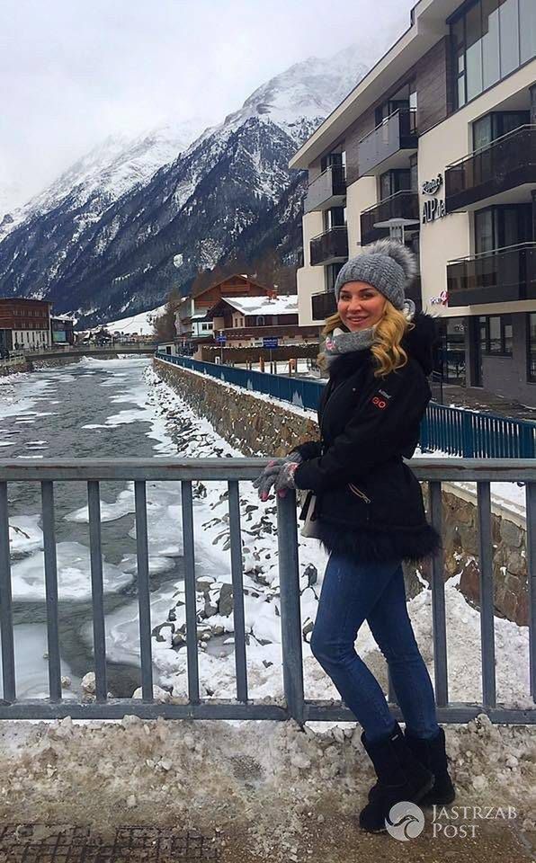 Lidia Kopania na nartach w Austrii