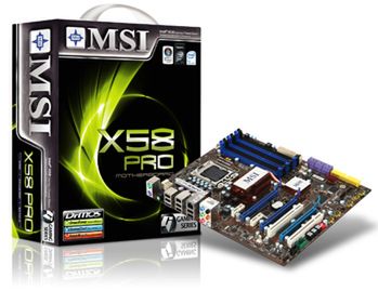 MSI X58 Pro - najtańsza płyta dla Core i7