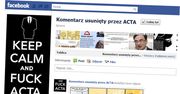 ACTA zdominowała Facebooka w styczniu