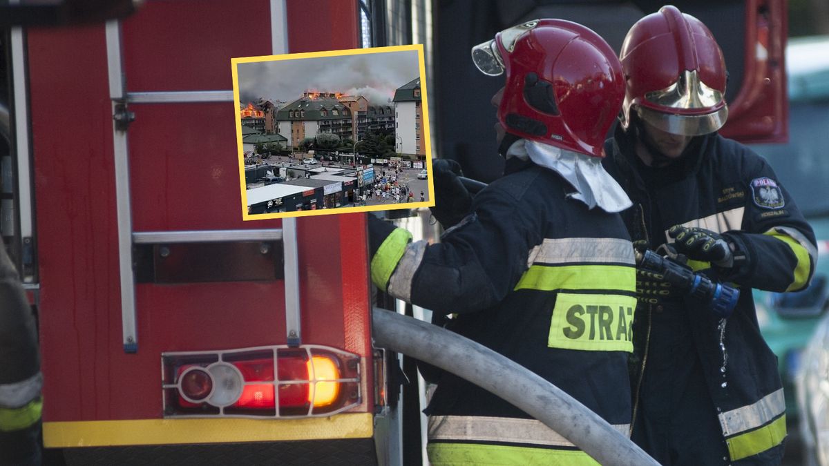  Ogromny pożar w Ząbkach