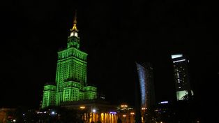 Warszawa: Pałac Kultury i Nauki rozbłyśnie na zielono