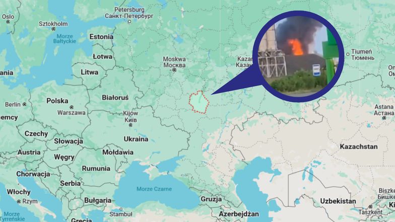 Poczuli wojnę na własnej skórze. Czarne słupy dymu nad Rosją po ataku na skład ropy