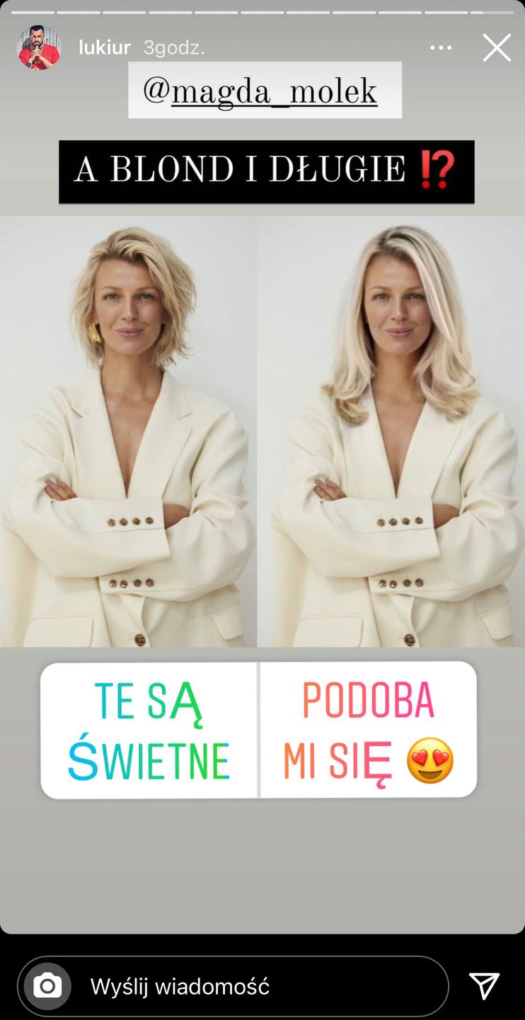 Magda Mołek - propozycja Łukasz Urbańskiego