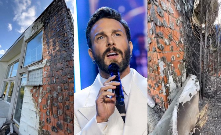 Pożar w nowym domu Sławka Uniatowskiego