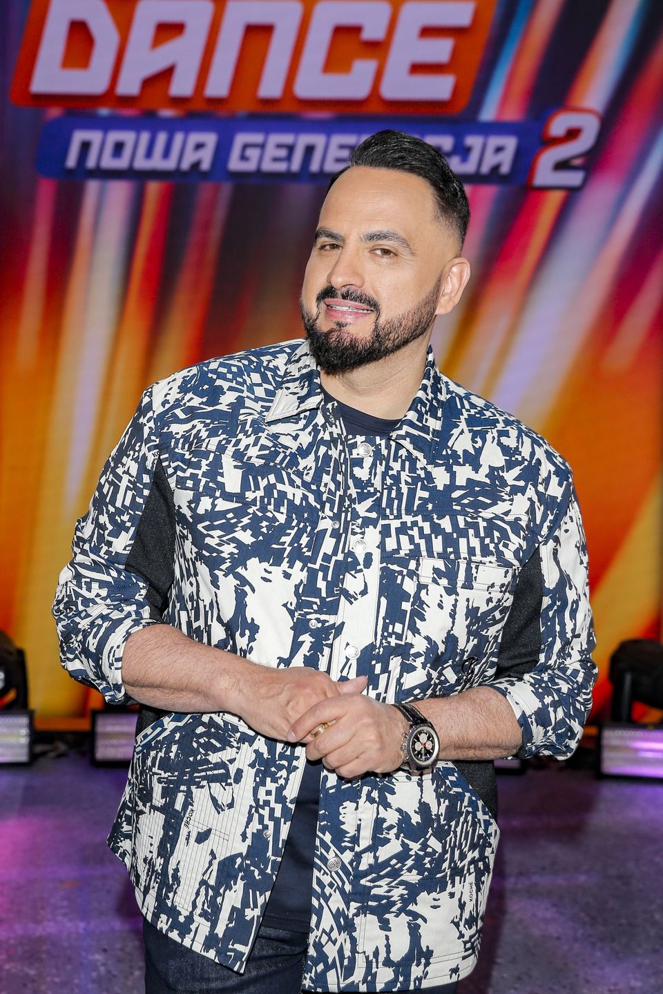 Agustin Egurrola na planie programu "You Can Dance - Nowa Generacja 2"