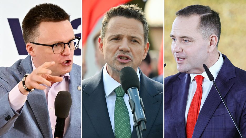 Szymon Hołownia, Rafał Trzaskowski, Karol Nawrocki