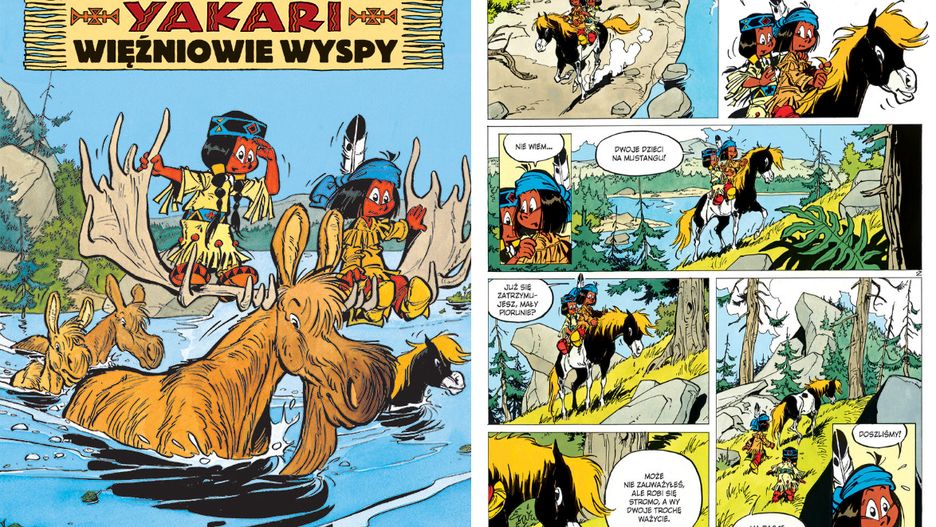 Więźniowie wyspy. Yakari. Tom 9, Egmont 2021