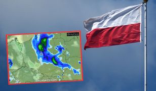 Pogoda na 11 listopada. Deszczowe Święto Niepodległości. Jednak nie wszędzie