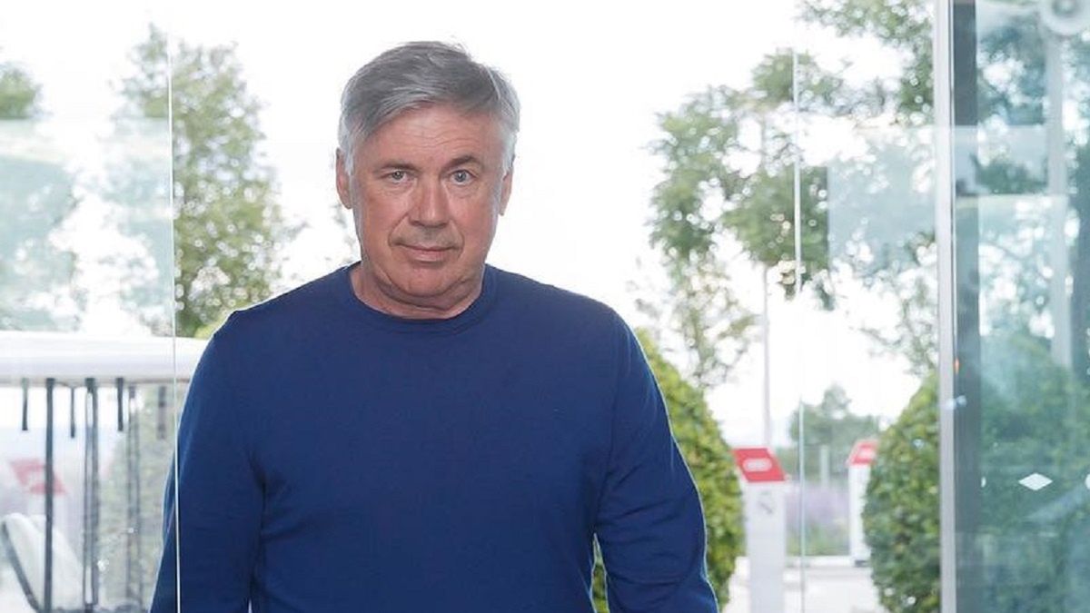 Carlo Ancelotti w centrum treningowym Realu Madryt