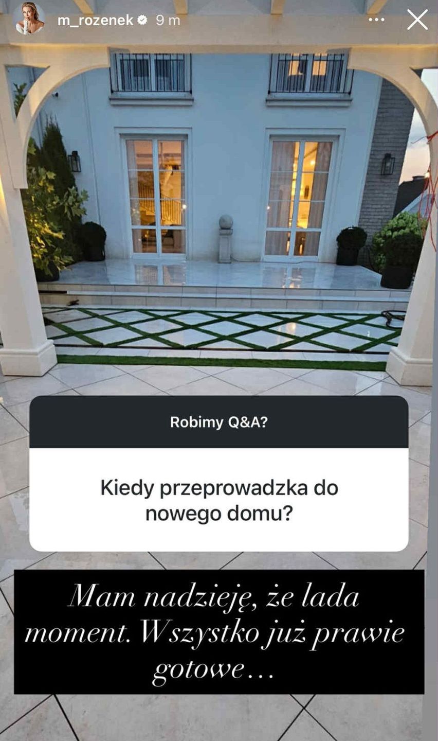Małgorzata Rozenek pokazała nowy dom