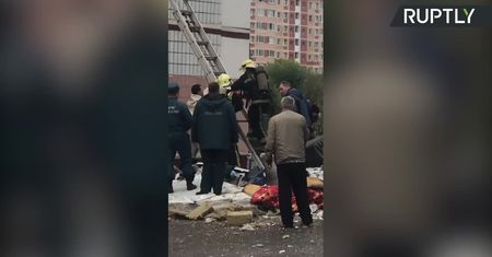 Wybuch gazu w bloku w Rosji. Ze zniszczonego mieszkania uratowano małą dziewczynkę.