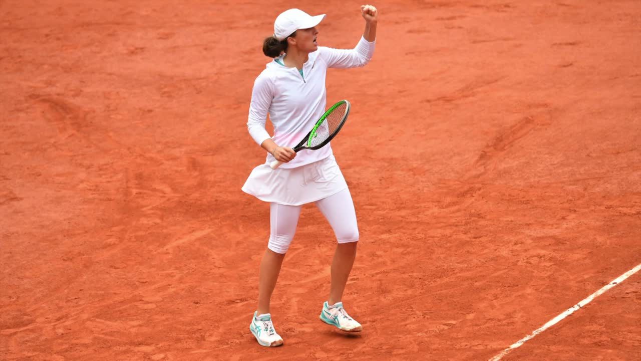 Iga Świątek w półfinale debla.