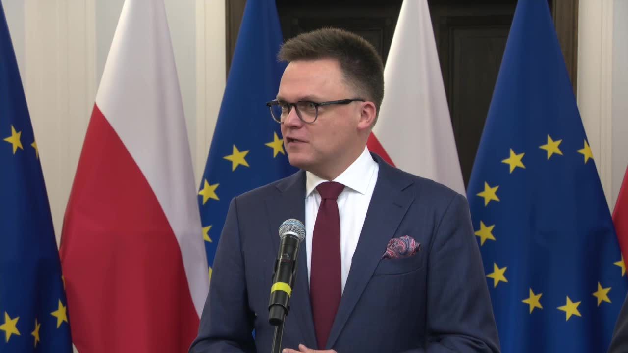 Hołownia: To jest pierwsza jawna umowa koalicyjna polskich rządów