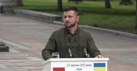 Zełenski: Jestem bardzo wdzięczny całemu polskiemu społeczeństwu, które po bratersku traktuje Ukrainę