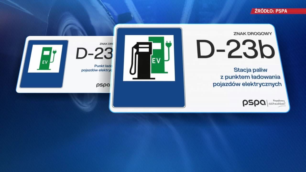 Nowe znaki drogowe ucieszą właścicieli “elektryków”. Pomogą znaleźć ładowarkę i zaparkować