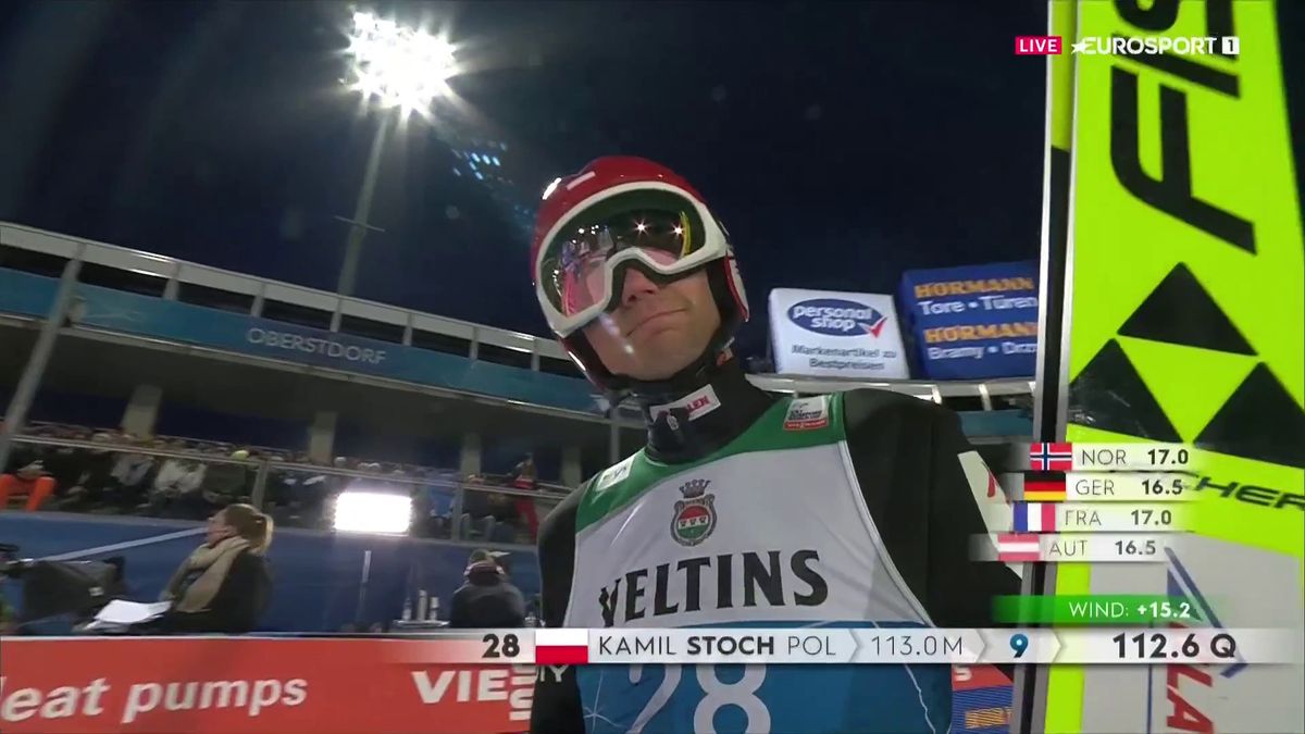 Twitter / Eurosport / Na zdjęciu: Kamil Stoch