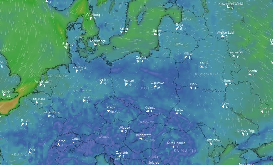 Pogoda. Powietrze arktyczne znad Skandynawii. W weekend spadnie śnieg