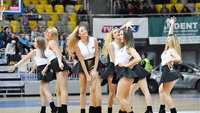 Cheerleaders AZS Koszalin na meczu z Treflem Sopot