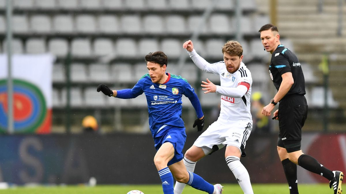 PAP / Maciej Kulczyński / Miedź Legnica - Wisła Płock