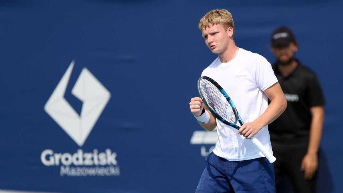 Materiały prasowe / Piotr Kucza / Maks Kaśnikowski w Lotto Kozerki Open 2023