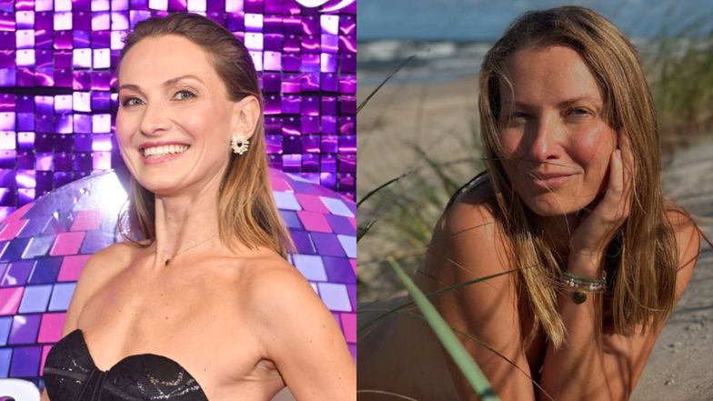 Joanna Moro pozuje nago na plaży