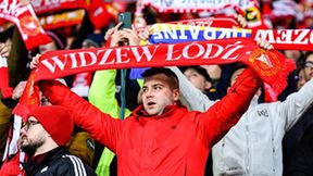 Fortuna 1. Liga. Kibice na meczu Widzew Łódź - Puszcza Niepołomice (galeria)