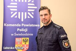Policjant ze Świebodzina wskoczył do lodowatej wody. Uratował kobietę