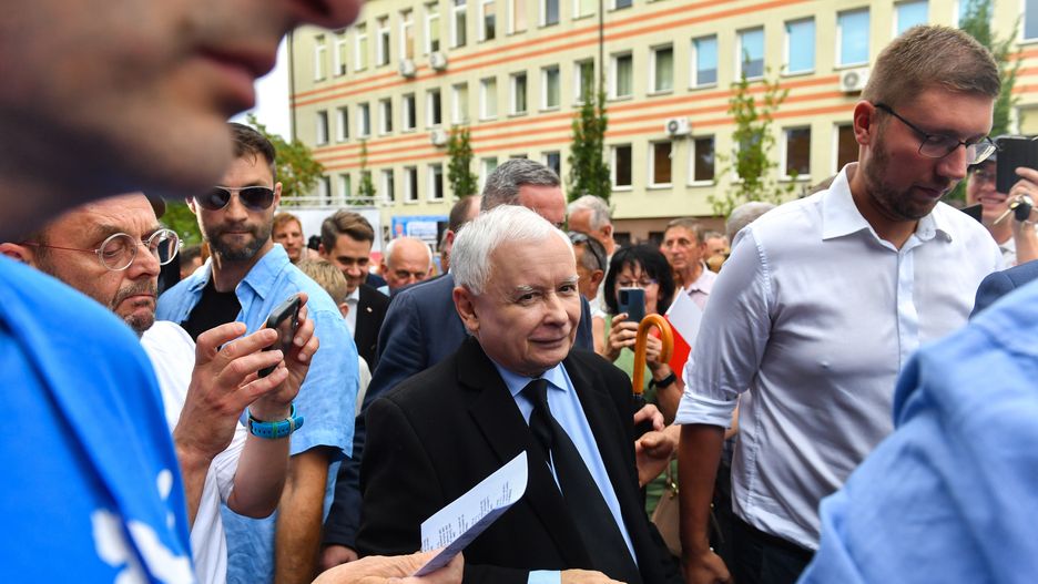 Jarosław Kaczyński w 
Sokołowie Podlaskim