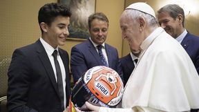 Nietypowe spotkanie w Watykanie. Papież Franciszek przyjął motocyklistów z MotoGP