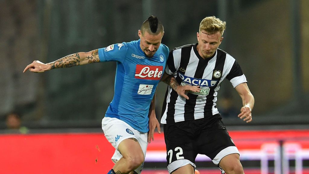 Getty Images / Giuseppe Bellini / Na zdjęciu od lewej: Marek Hamsik i Antonin Barak