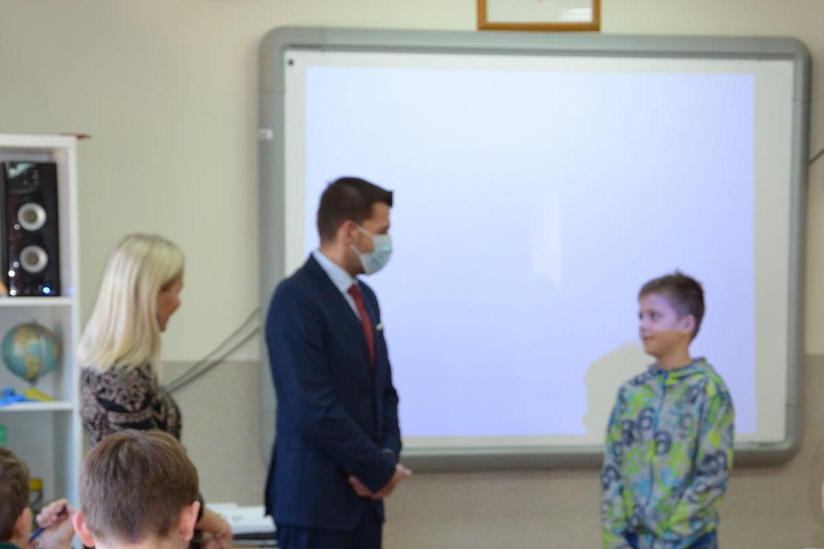 Uczeń 5 klasy podstawówki uratował kobietę od hipotermii/ Zdjęcie: Gmina Jaworze