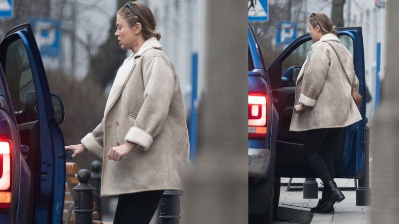 Joanna Opozda z coraz większym ciążowym brzuszkiem