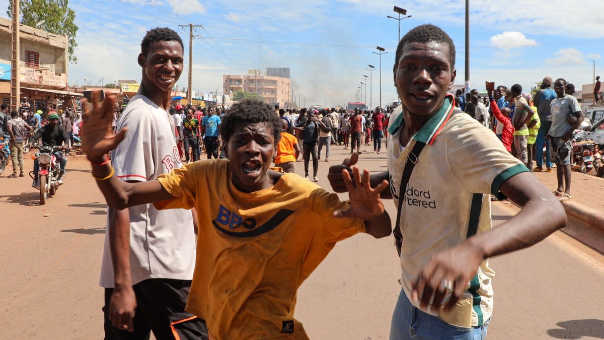 Mieszkańcy po ataku w Bamako