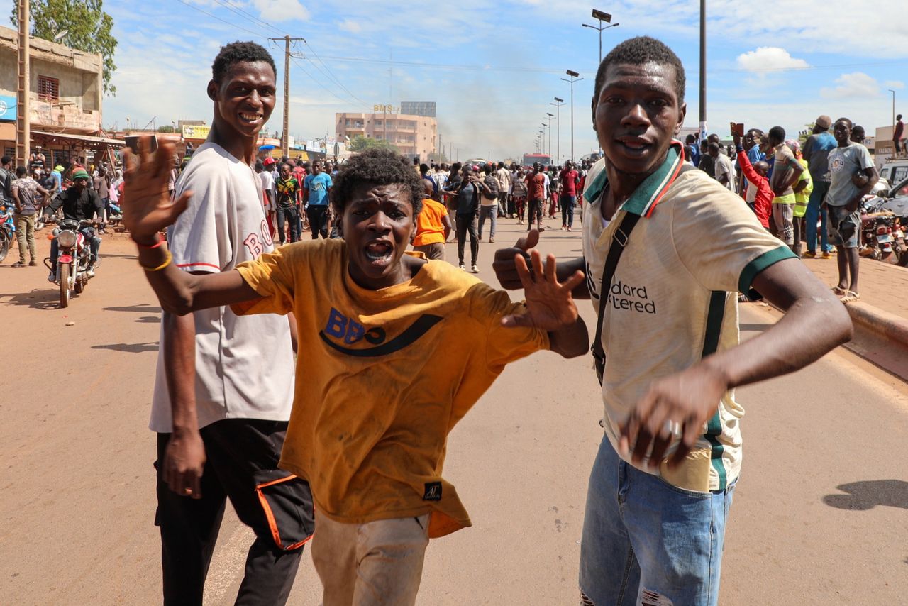 Residents after the attack in Bamako