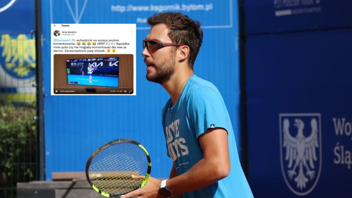 Zdjęcie okładkowe artykułu: Twitter / PZT/twitter.com/Janowicz90 / Na zdjęciu: Jerzy Janowicz