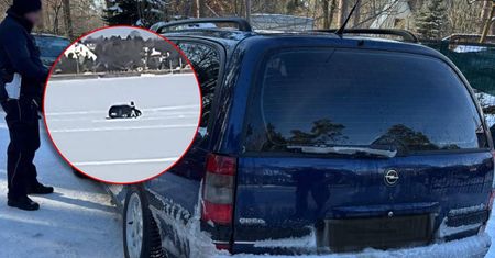 Driftował autem po zamarzniętym Zalewie Zemborzyckim. Policja zatrzymała 41-latka z Lublina